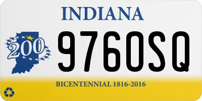 IN license plate 976OSQ