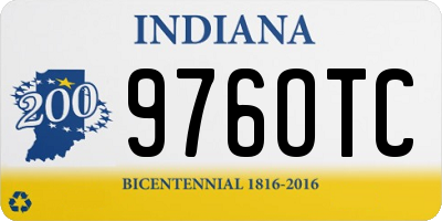 IN license plate 976OTC