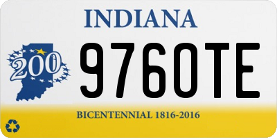 IN license plate 976OTE