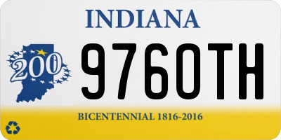 IN license plate 976OTH