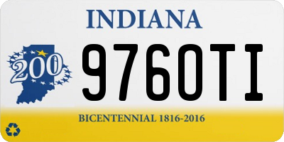 IN license plate 976OTI