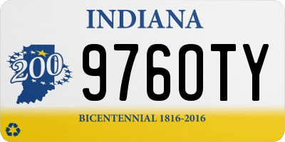 IN license plate 976OTY