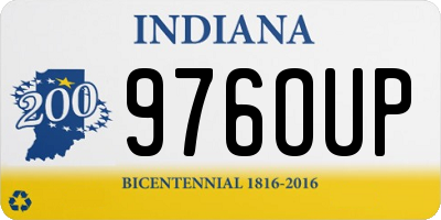 IN license plate 976OUP