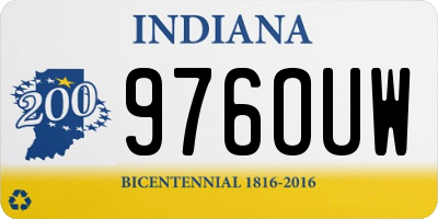 IN license plate 976OUW
