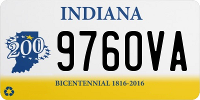 IN license plate 976OVA