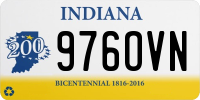 IN license plate 976OVN