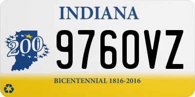 IN license plate 976OVZ