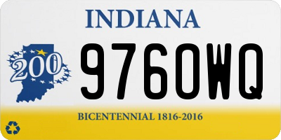 IN license plate 976OWQ