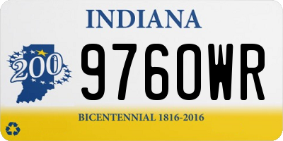 IN license plate 976OWR
