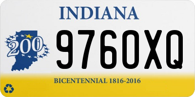 IN license plate 976OXQ