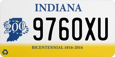 IN license plate 976OXU