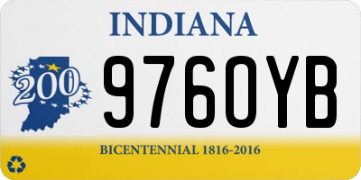IN license plate 976OYB