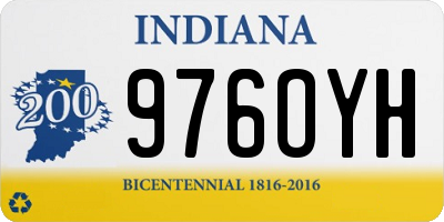 IN license plate 976OYH