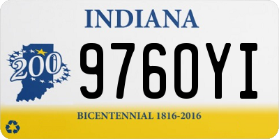 IN license plate 976OYI