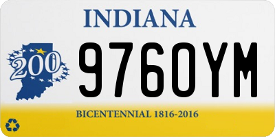 IN license plate 976OYM