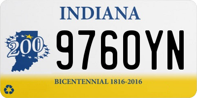 IN license plate 976OYN