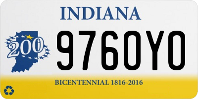 IN license plate 976OYO
