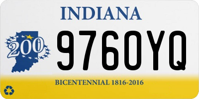 IN license plate 976OYQ