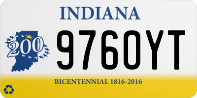 IN license plate 976OYT