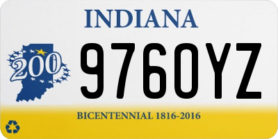 IN license plate 976OYZ