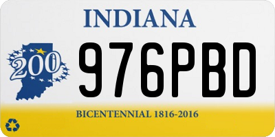 IN license plate 976PBD