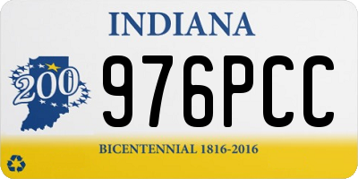 IN license plate 976PCC