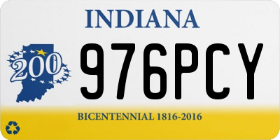 IN license plate 976PCY