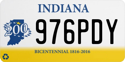 IN license plate 976PDY