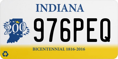 IN license plate 976PEQ