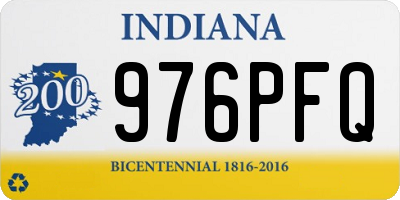 IN license plate 976PFQ