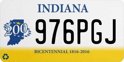 IN license plate 976PGJ