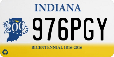 IN license plate 976PGY