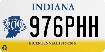 IN license plate 976PHH
