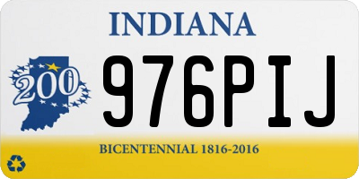 IN license plate 976PIJ