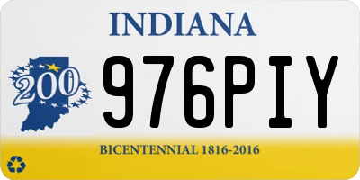 IN license plate 976PIY