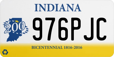 IN license plate 976PJC