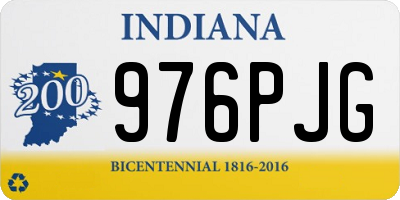 IN license plate 976PJG