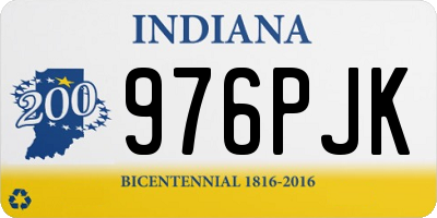 IN license plate 976PJK