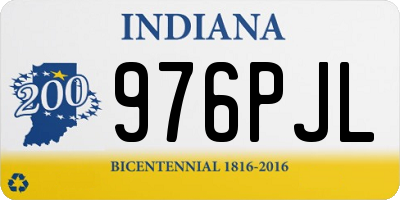 IN license plate 976PJL