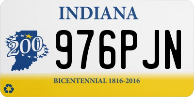 IN license plate 976PJN