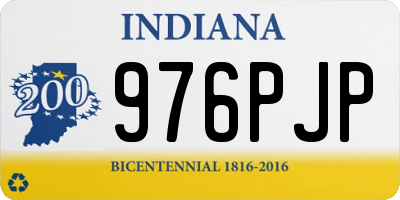 IN license plate 976PJP