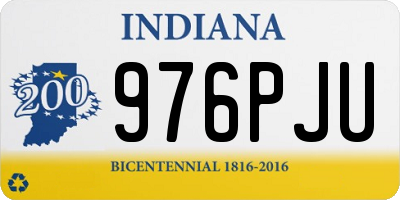 IN license plate 976PJU