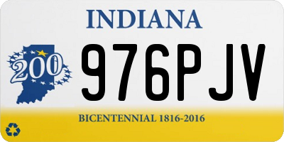 IN license plate 976PJV