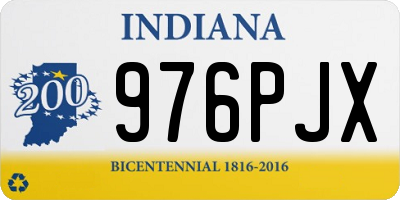IN license plate 976PJX