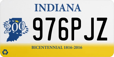 IN license plate 976PJZ