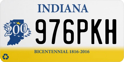 IN license plate 976PKH
