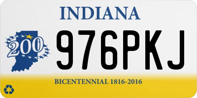 IN license plate 976PKJ