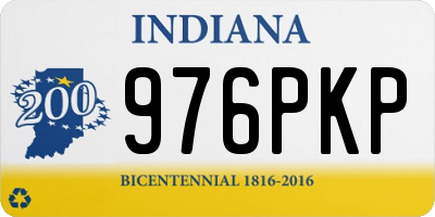 IN license plate 976PKP