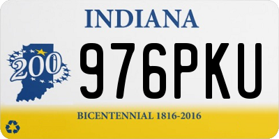 IN license plate 976PKU
