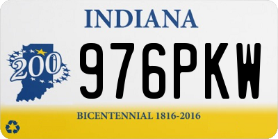 IN license plate 976PKW
